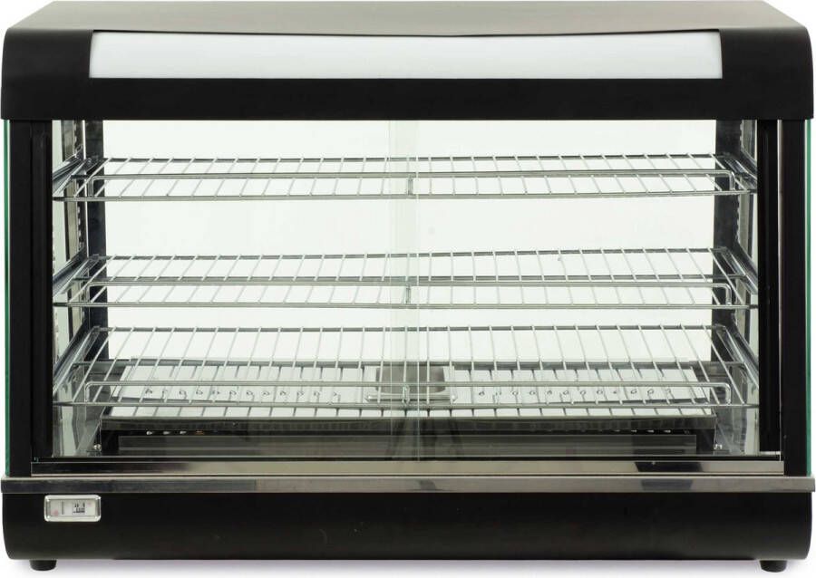 HCB Professionele Horeca Warmhoudvitrine 230V RVS INOX 45.5x90x58 cm (DxBxH) 32 kg 4247 - Foto 2