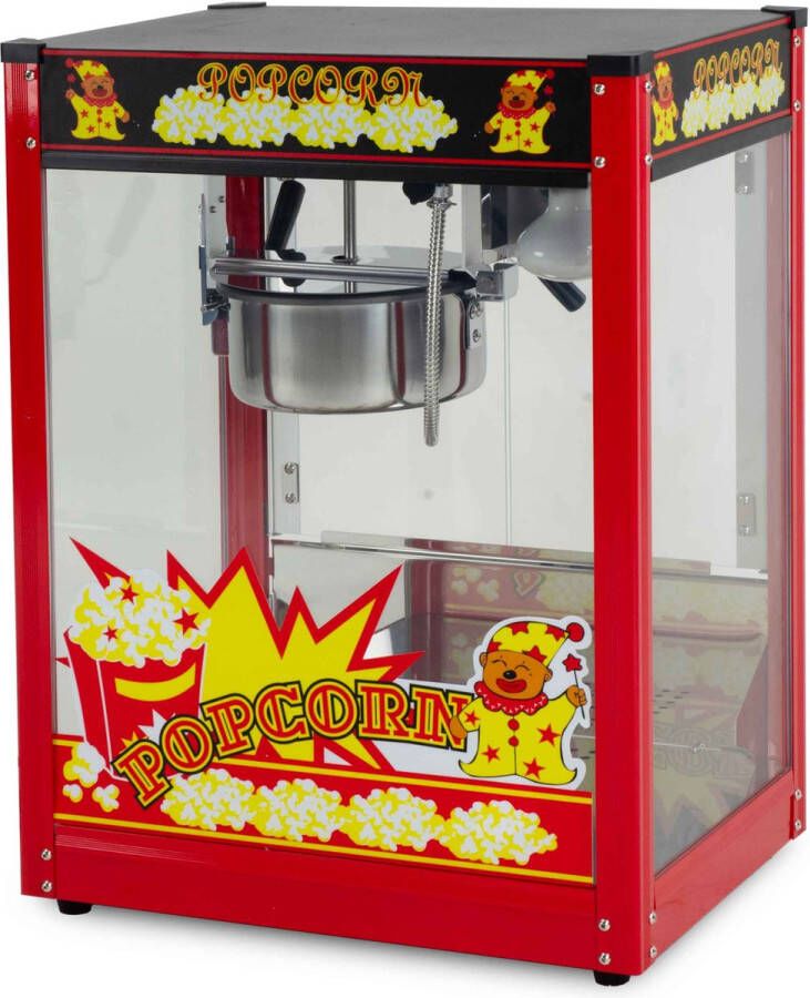 HCB Professionele Popcorn machine 230V Popcornmachine Zwart Horeca Popcornmaker 14.9 kg 6245 - Foto 2