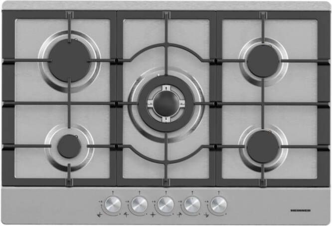 Heinner HBH-M705IWFIX Inbouw Inductiekookplaat 5 Zones FlexiZone Touch Control Zwart Glas
