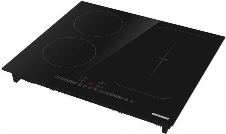 Heinner HBHI-M4ZB1FXTC Inbouw Keramische Kookplaat 4 Zones Touch Control Zwart Glas