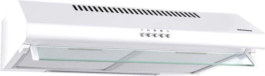 Heinner CH-400 Onderbouw Afzuigkap 60 cm – 326.4 m³ u – 3 Standen – 2x 60 W Motor – 1x 2 W LED-Verlichting – 2 Aluminium Vetfilters – 5 Jaar Garantie – Zwart - Foto 2