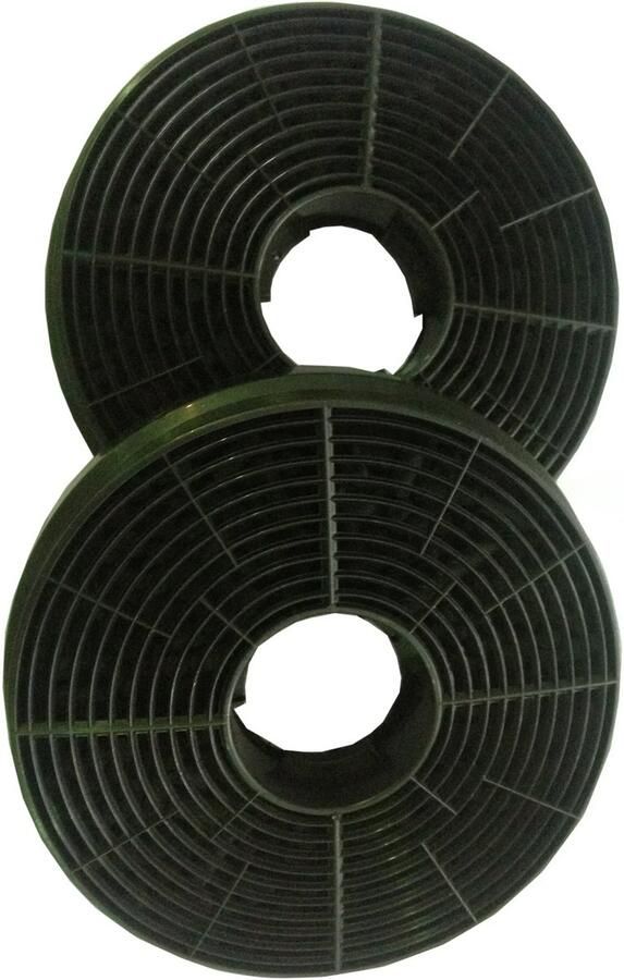 Heinner FC-440GBK Koolstoffilterset voor Afzuigkap (2 stuks) – Compatibel met HTCH-440GBK HTCH-440FS DCH-350RGBK DCH-350RGWH & HDCH-360TSS