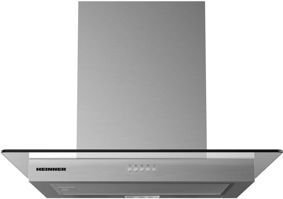 Heinner HDCH-MD630GIX – Wandschouw Afzuigkap – 60 cm – 630 m³ u – 3 Snelheden – LED Verlichting – Aluminium Vetfilter – Drukknopbediening – 5 Jaar Garantie – Zilver