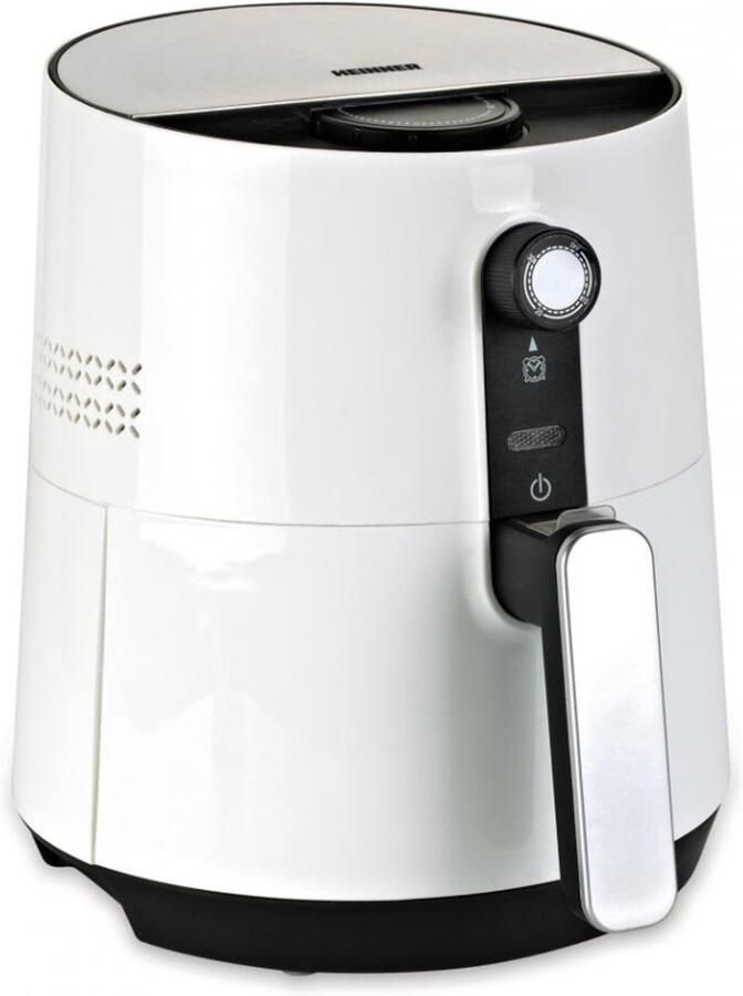 Heinner Heteluchtfriteuse – 1300W – 2 6L Mand – 3 6L Bereidingspan – Instelbare Thermostaat 0–200°C – Timer – Anti-aanbaklaag – Oververhittingsbeveiliging – Wit