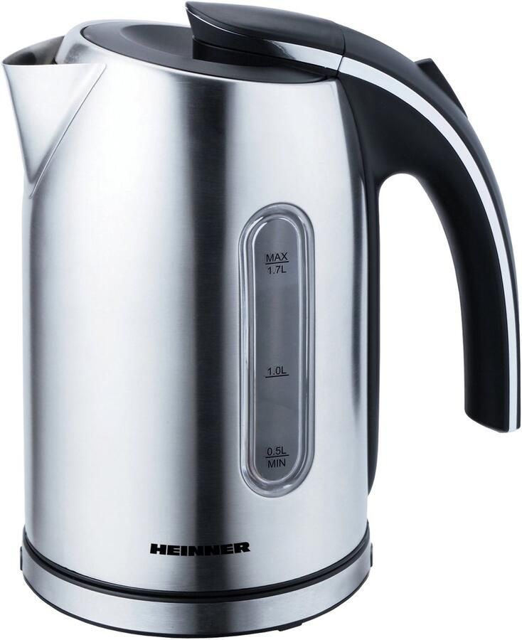 Heinner Imenium PF-70 Waterkoker – 2200 W – 1 7 L – Automatische Uitschakeling – 360° Draaivoet – Uitneembaar & Wasbaar Filter – Aan Uit-schakelaar – RVS