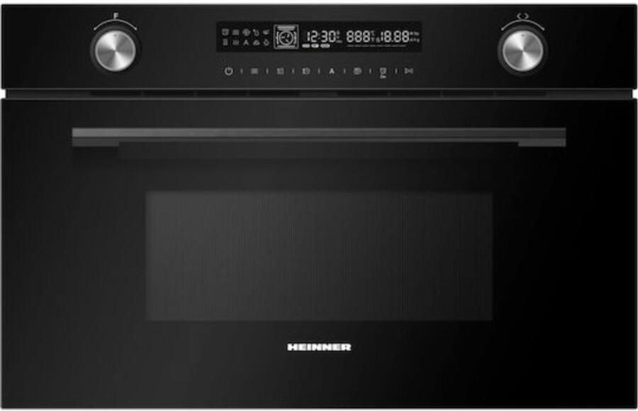 Heinner HMW-MDBI34CTBK Inbouw Magnetron – 25 L – 900 W – 1000 W Grill – 5 Vermogensniveaus – Touchbediening – Zwart – 5 Jaar Garantie