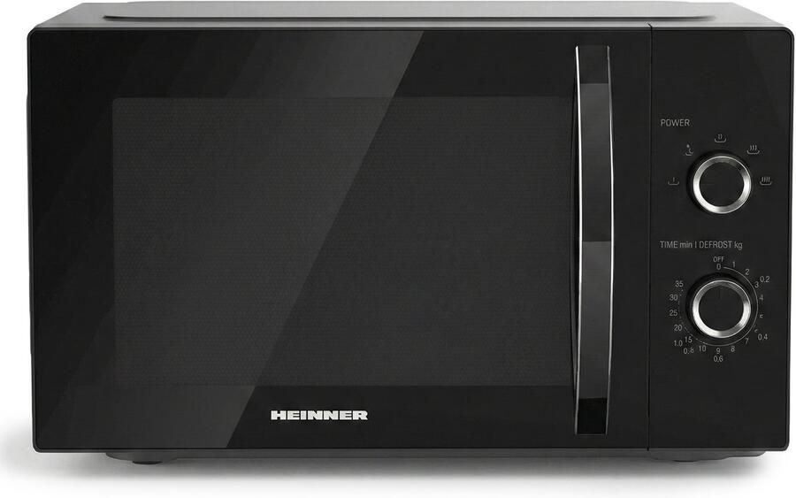 Heinner HMW-MD25MBK Magnetron met Grill 25L 900W 1000W Grill 8 Automatische kookprogramma's Digitale bediening en LED-display Zwart - Foto 2