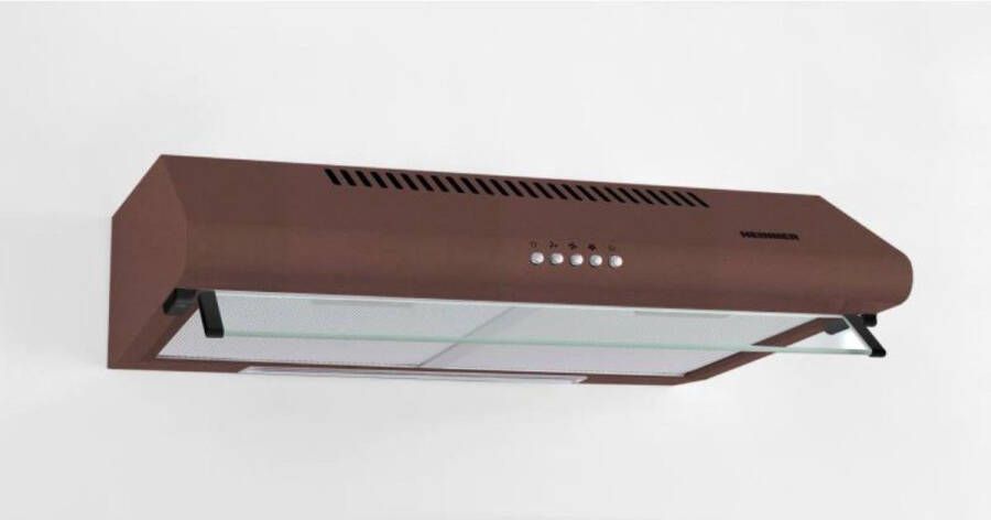 Heinner CH-400-BRW Onderbouw Afzuigkap – 60 cm – 326.4 m³ u – 3 Standen – LED-Lamp – Aluminium Vetfilter – 5 Jaar Garantie – Bruin - Foto 2