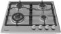 Heinner Inbouw Gaskookplaat – 4 Gasbranders – Elektronische Ontsteking – 5 Jaar Garantie – Roestvrijstaal - Thumbnail 1