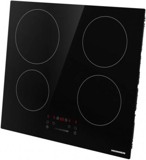 Heinner HBHI-M4ZBSTC Inbouw Inductiekookplaat – 4 kookzones – Touch slide bediening – Automatische uitschakeling – Kinderslot – Timer – 5 Jaar Garantie – Zwart glas - Foto 2