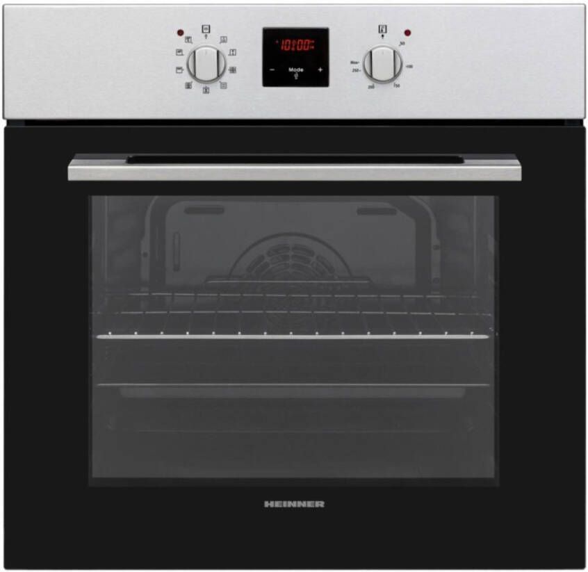 Heinner HBO-V659GCD-IX – Inbouw Oven – Heteluchtoven met Grill – 70 Liter – 60 cm – Digitaal – Energieklasse A – 9 Functies – 5 Jaar Garantie – Zwart