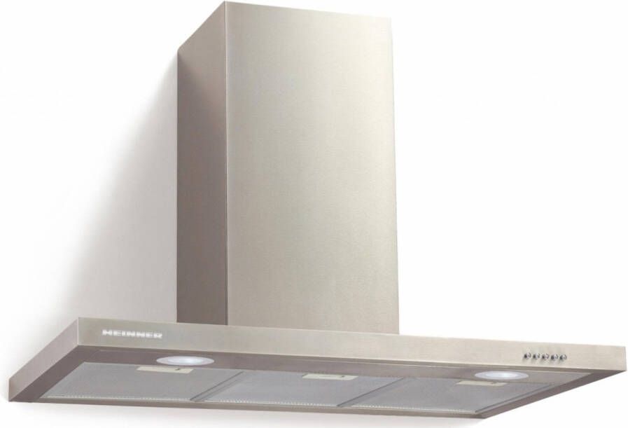 Heinner HDCH-690TSS – Wandschouw Afzuigkap – 90 cm – 589.5 m³ u – 3 Standen – LED-Verlichting – Aluminium Vetfilter – 5 Jaar Garantie – Zilver - Foto 2