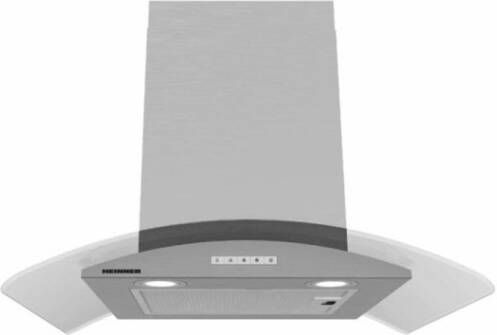 Heinner HDCH-MD800GIX – Wandschouw Afzuigkap – 60 cm – 800 m³ u – 3 Snelheden – LED Verlichting – Aluminium Vetfilter – 5 Jaar Garantie – RVS