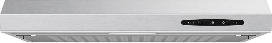 Heinrich´s Heinrich's HDU 7620 afzuigkap 60 cm RVS onderbouw 212m3 met koolstoffilters