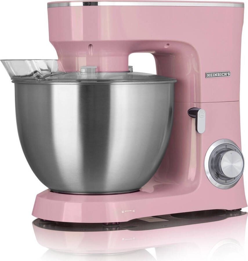 Heinrich's Heinrich´s HKM 8078 keukenmachine 1400 Watt XXL roze