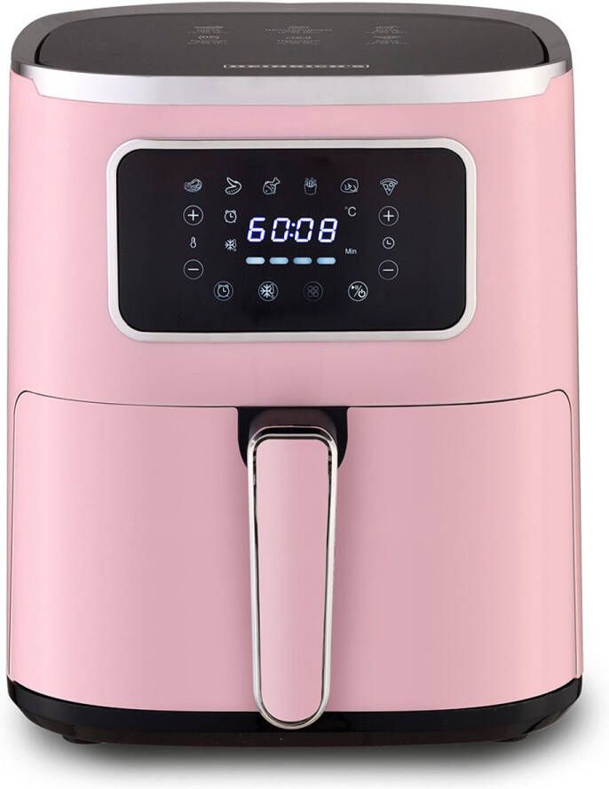Heinrich's HFR 8216- Heteluchtfriteuse AirFryer 5 Liter Pink