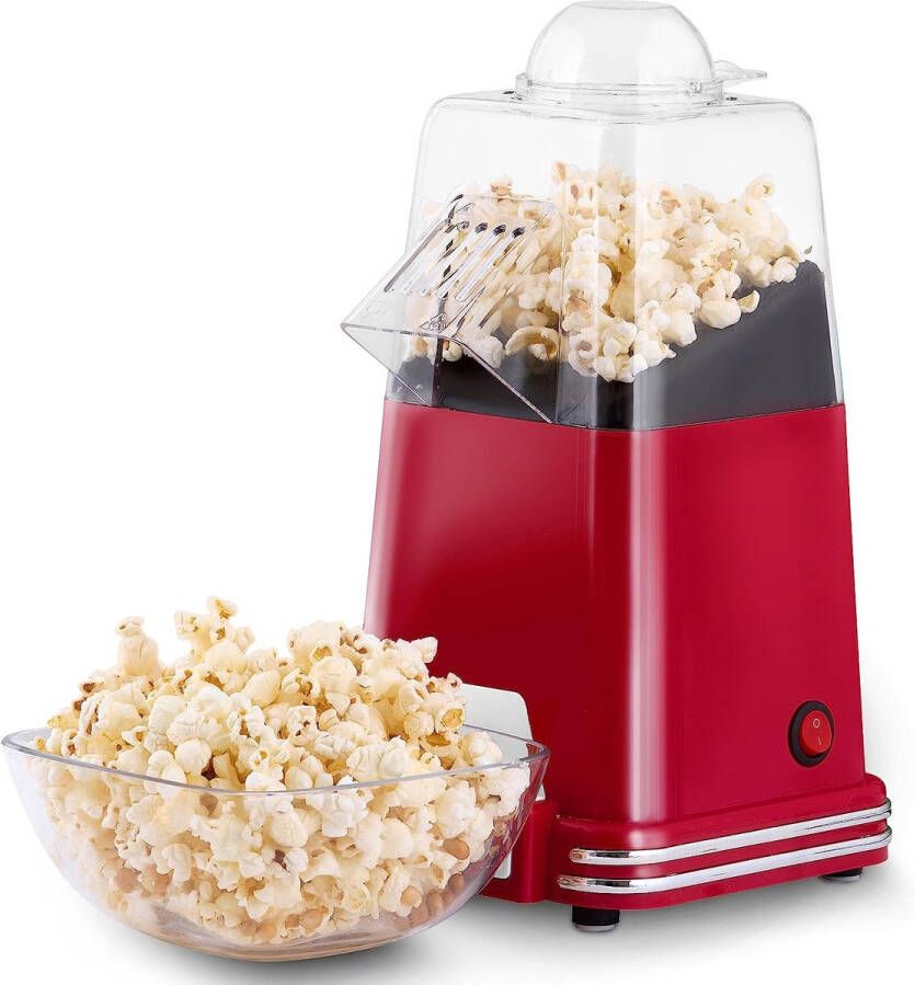 Heinrich's HPC 8331- Popcornmaker Popcornmachine Hete lucht Vetvrij Rood 1100W