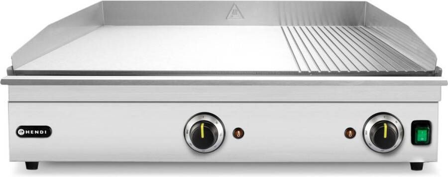 Hendi Bakplaat 1 3 Geribbeld Kitchen Line 220 240V 3500W 697x474x(H)241mm 154960 Horeca & Professioneel - Foto 2