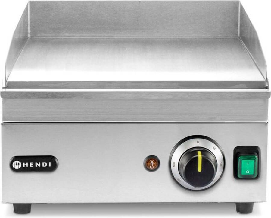 HENDI Bakplaat – Roestvast staal – Gehard staal – Traploos instelbaar – 316x380 mm - Foto 2