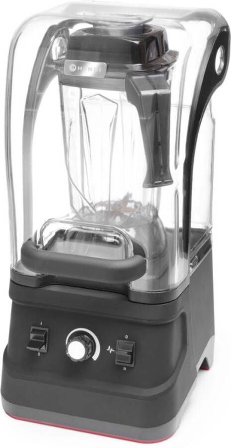 HENDI Bar blender – dempkap – 2 5L – krachtige motor – traploze snelheidsregeling – zwart