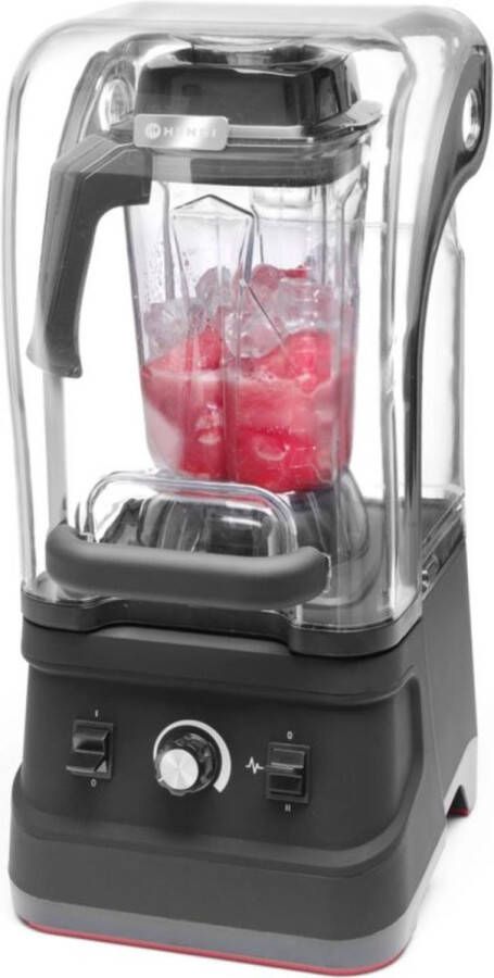 HENDI Blender met geluidskap – BPA-vrij – 2 5L kan – 1680W – variabele snelheid