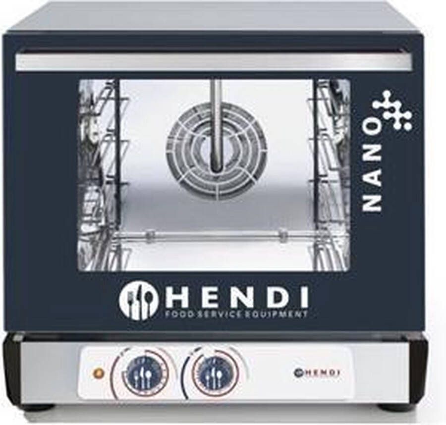 Hendi Combi Heteluchtoven NANO Analoog 2850W 56x59 5x(H)53cm