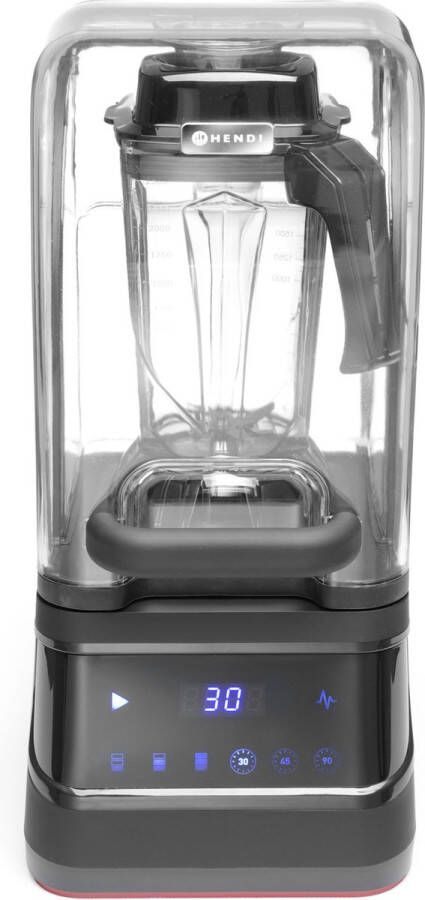 HENDI Digitale blender met geluiddempende kap – BPA-vrij – 2 5L – 230V 1680W – Roestvrij staal met titanium coating - Foto 2
