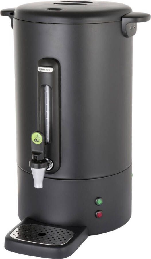 Hendi Elektrische Percolator 14 Liter Mat Zwart Enkelwandige Koffiemachine Horeca - Foto 1