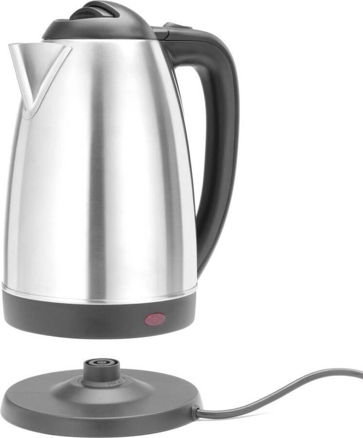 HENDI Elektrische waterkoker – 2 5 L – 2150W – 360° draaibaar – RVS – Droogkookbeveiliging - Foto 2