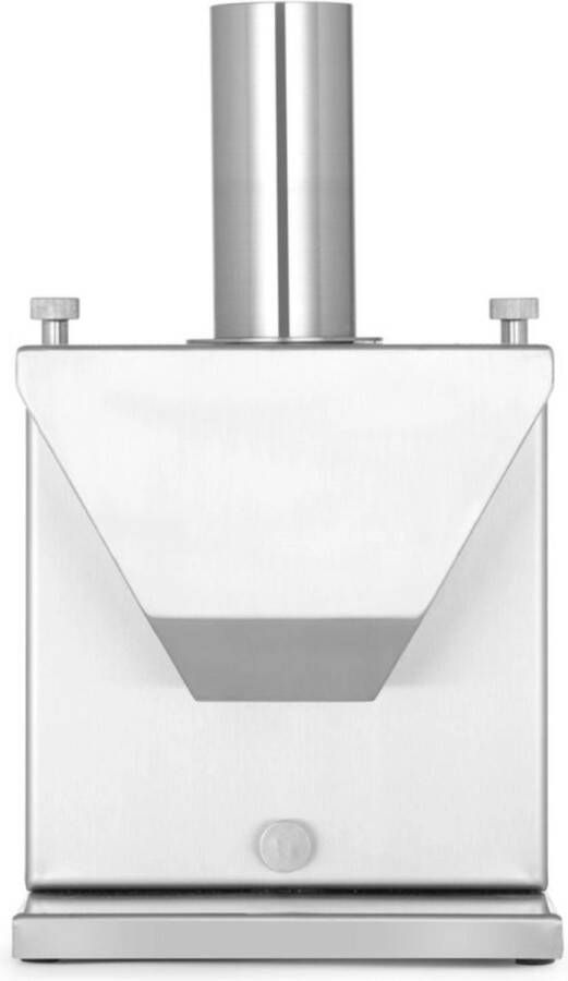 HENDI Elektrische worstsnijder – dubbel mes – regelbare snijdikte – 48 mm diameter – metalen en roestvast staal