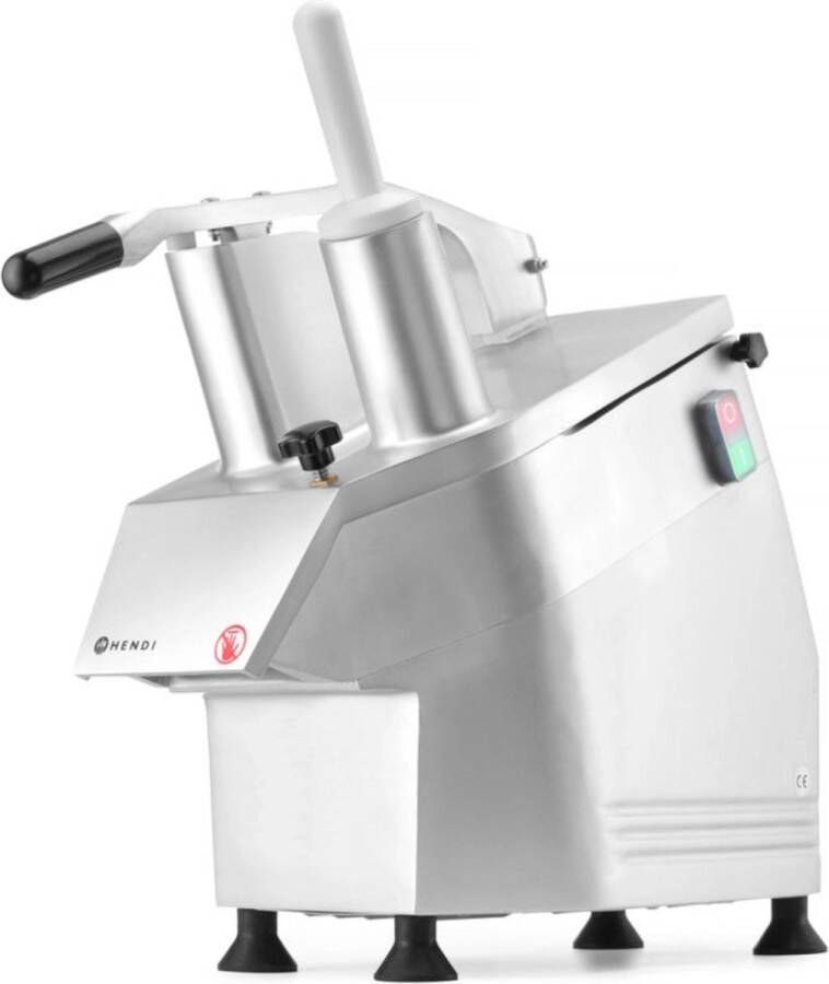 HENDI Groentesnijder Profi Line – 230V 550W – 5 schijven – Veilig en hygiënisch ontwerp – 100-300 kg h