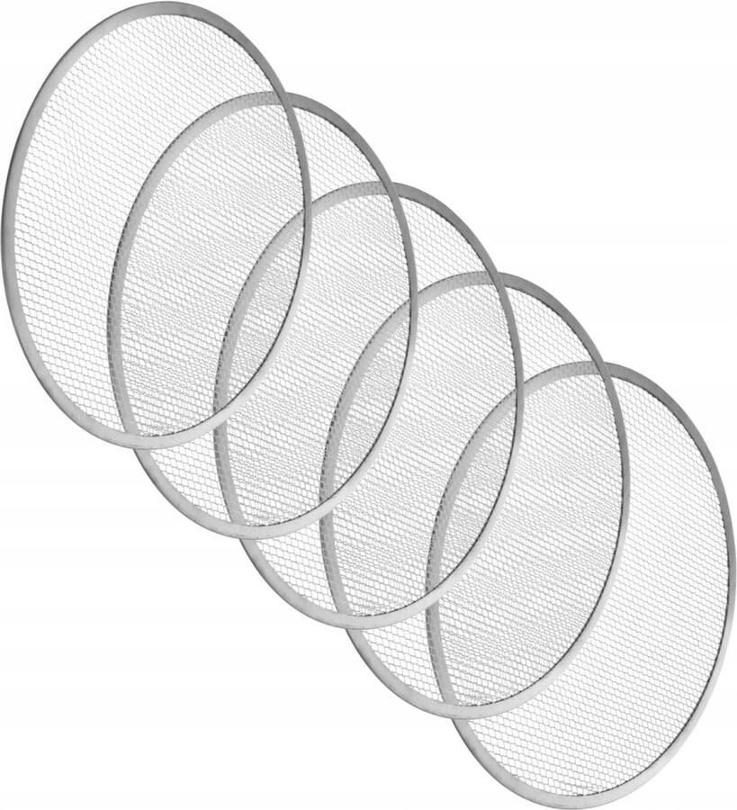 HENDI 5x Pizzasieve 50 cm Aluminium Professioneel
