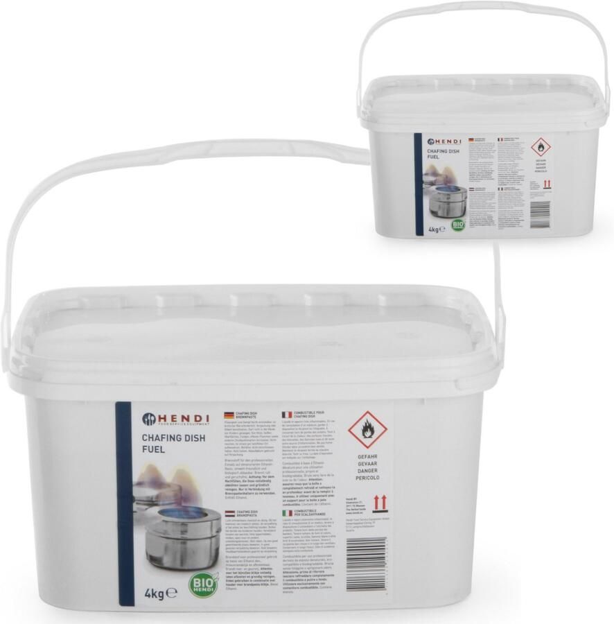 HENDI Pasta etanol serie Gastronomische Verwarmingspasta 8 kg Denatuurd