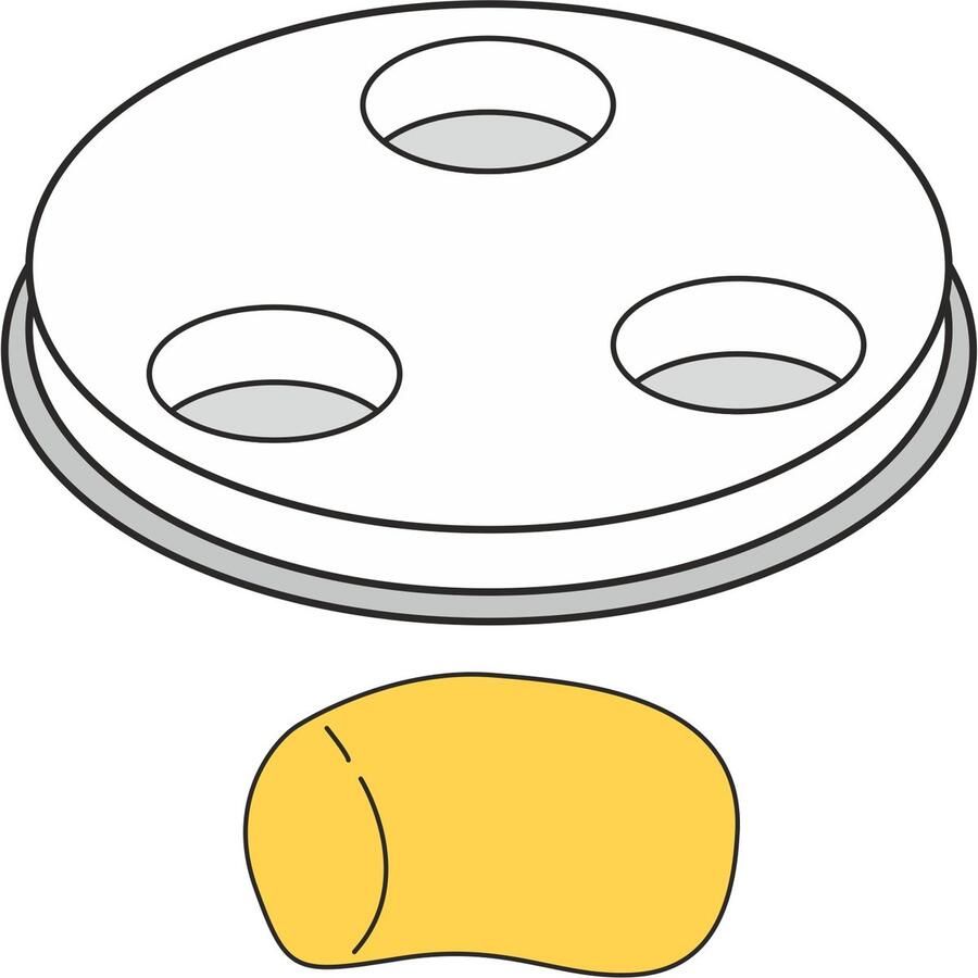 HENDI Pastamachine Gnocchi 12 mm 1 Omtreksel