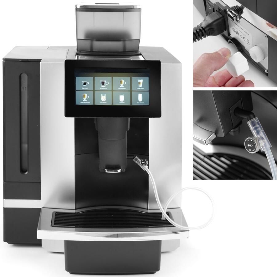 HENDI Volautomatische espressomachine 2700W Touchscreen 19 bar