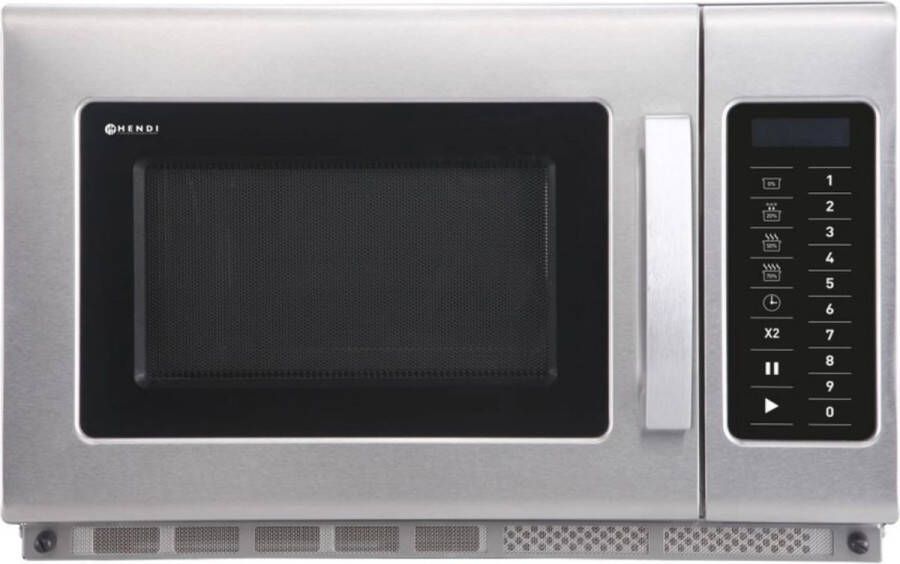 HENDI Programmeerbare magnetron – 1800W – 34L – roestvrij staal – keramische bodem