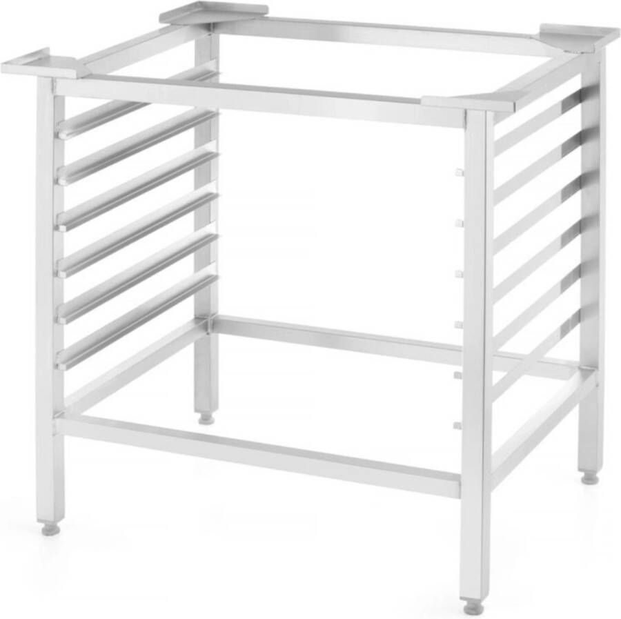 HENDI Onderstel voor bakkerijovens – roestvrij staal – 760x520x700 mm – capaciteit 6x 600x400