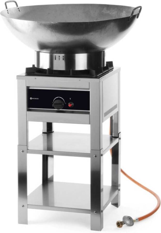 HENDI Profi Line hokker – robuust roestvast staal – 6 7 kW – 425x425x400 mm