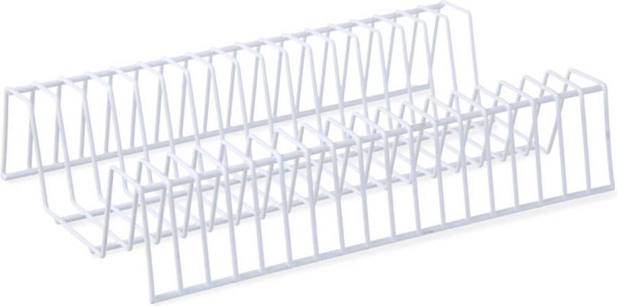 HENDI Rek voor 18 groentesnijder messen – vaatwasmachinebestendig – 400x250x90 mm