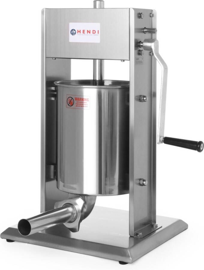 Hendi RVS worstenvul machine |10 Liter