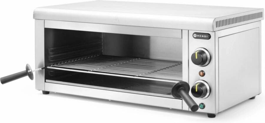 HENDI Salamander Grill – Roestvrij staal – 4 niveaus – 50-300°C – Wandmontage