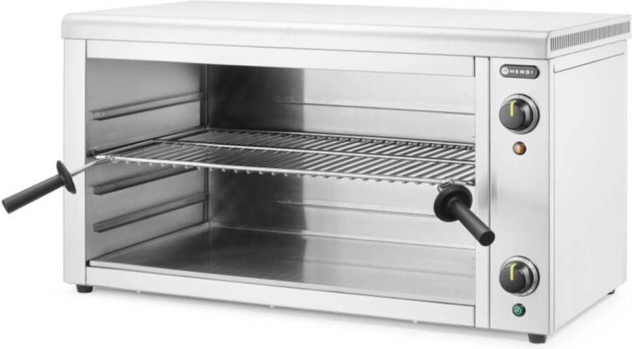 HENDI Salamander grill – 230V 3600W – 4 roosterhoogtes – roestvast staal – 800x633x453 mm