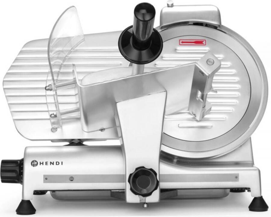 Hendi Vleessnijmachine Profi Line Professionele Snijmachine Mes diameter: 25cm RVS 230V 320W 48 5x42x(H)39 5cm