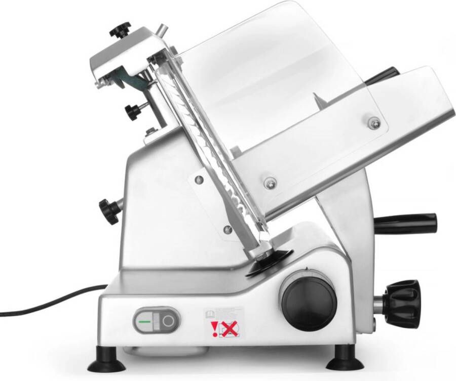 HENDI Snijmachine Profi Line – Hoog vermogen – Veiligheidsfuncties – 300 mm mes – Aluminium behuizing