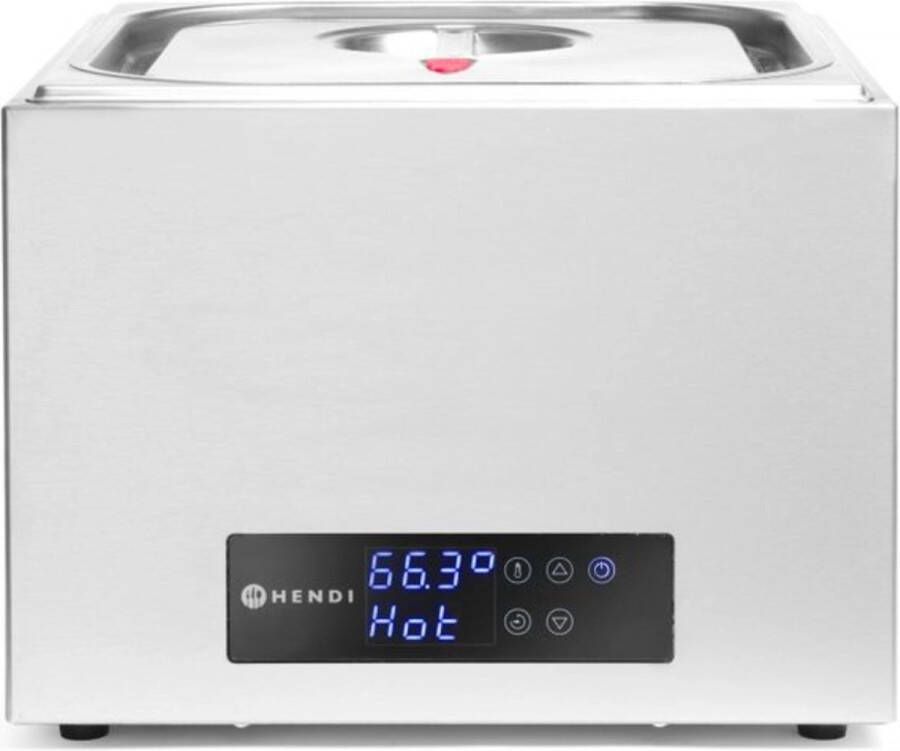 HENDI Sous vide systeem – GN 2 3 – 13L – Precisie thermostaat – RVS – 230V 400W - Foto 2
