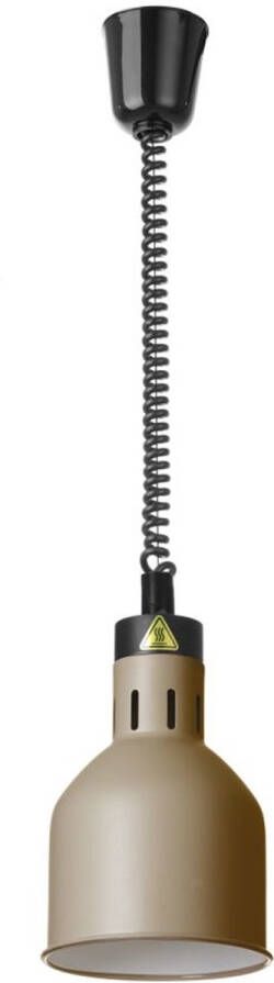 HENDI Verstelbare warmtelamp cilindrisch aluminium variabel snoer 70-150 cm beige - Foto 3