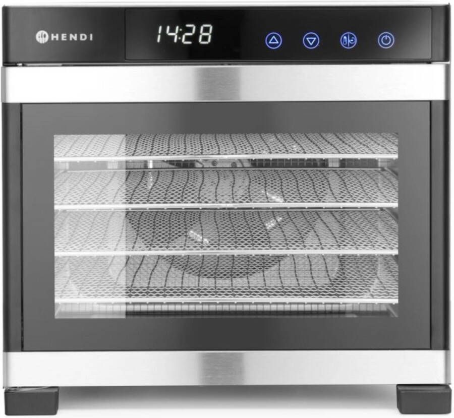 Hendi Voedseldroger Professional Dehydrator Professionele Droogoven Kitchen Line RVS 6 Laags - Foto 2