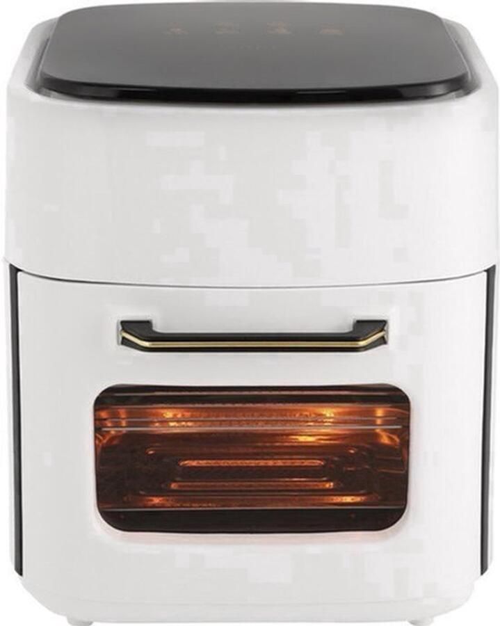 Heteluchtfriteuse 15L Inhoud 1400 W Vermogen Elektrisch Grote Capaciteit LED Touch Panel Frietmachine