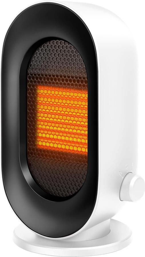 Heteluchtverwarming 600W 3 warmtestanden voor binnen draagbaar