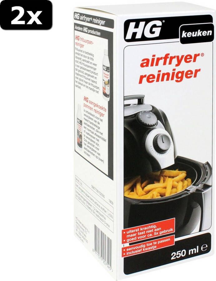 HG 2x Airfryer Reiniger 250ml